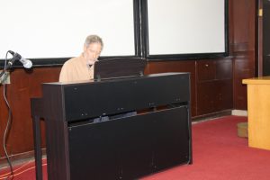 Prof. Dani Givoli on the piano