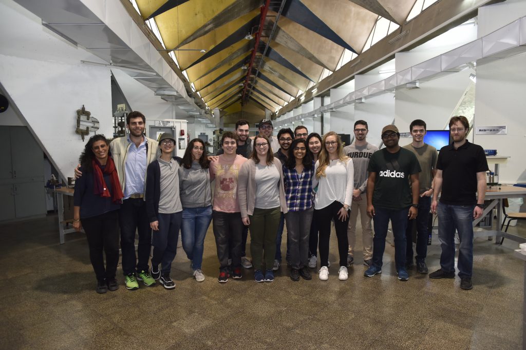 Asst. Prof. Beni Cukurel and the students of the Joint Technion - Purdue Course on Aero-Thermal Measurement Techniques