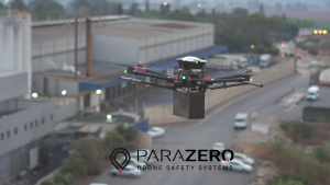 ParaZero logo and drone
