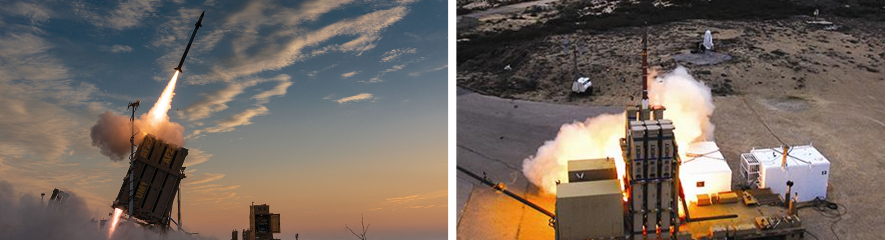 Iron dome and david sling